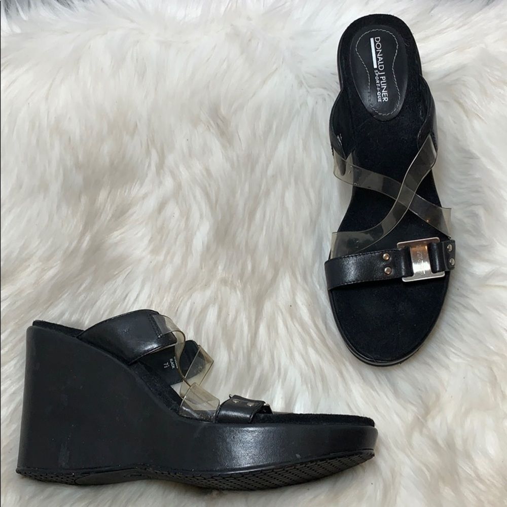 Donald J. Pliner Giselle Sportique Mules Sz 7.5‎